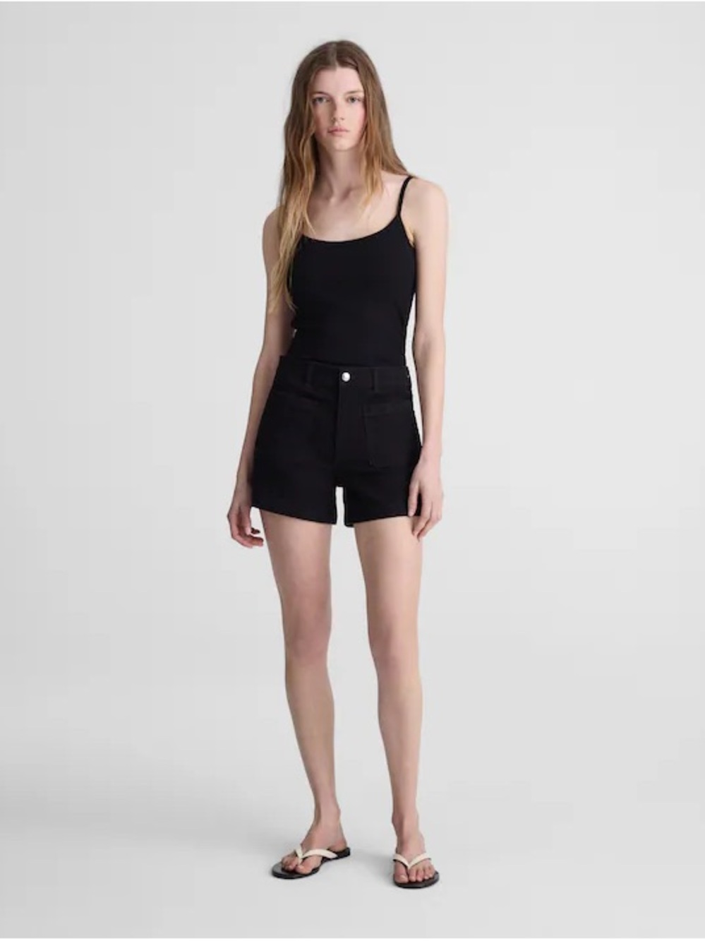 Made well waist-Rise Black Women's Shorts (size 32) high waisted jean shorts